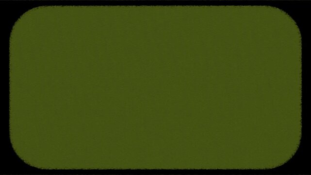 Minimalist olive green rectangular shape on black background.