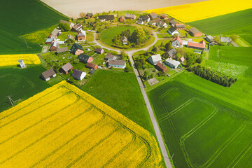 Opole - atrakcja - wieś w kształcie okręgu - Gronowice