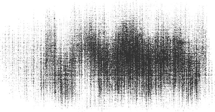 Dark textured grunge overlay with vertical lines and scattered dots on white background