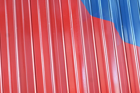 zinc roof wall background