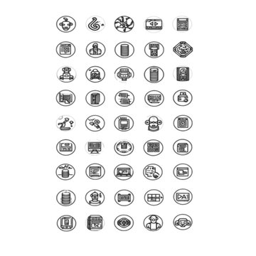 40 Python Programming and Tech Icons Set | Python Logo, Code, Database, Server, AI Vector Icons