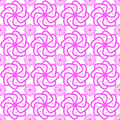 Obraz premium Abstract Floral Illustration Pattern