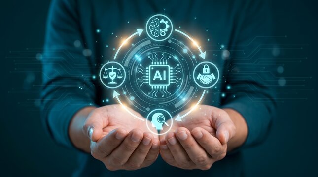 Responsible AI Governance and Security Framework Concept on Human Hands