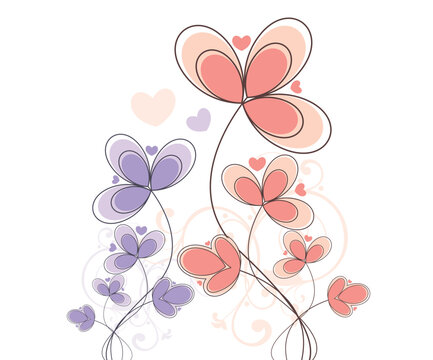 abstract artistic creative love floral.eps