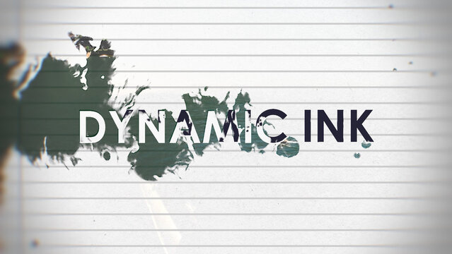 Dynamic Ink Transitions