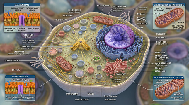 Animal Cell: Complete Ultrastructure and Organelles