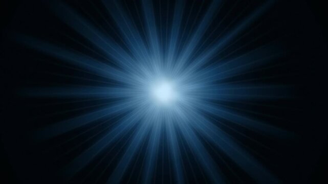 Secure server login animation showing a glowing blue circular spectrum shattering like glass with bright volumetric light shining through the cracks.