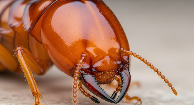 Macro Portrait of a Termite with Intense Detail and Clarity