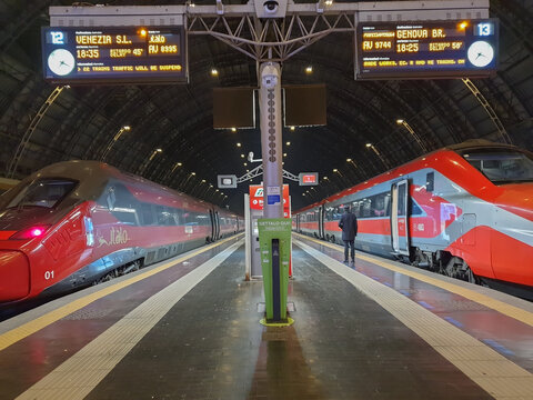 high speed trains in Milan