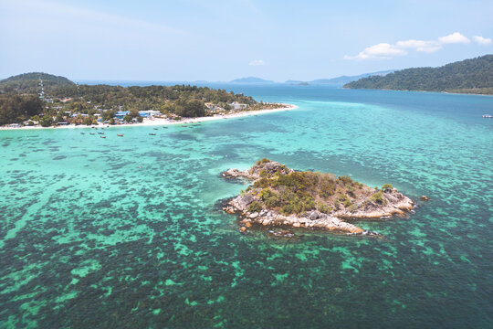 Aerial Drone View of Koh Lipe Island, Thailand