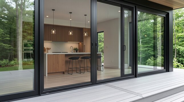 Sliding insect screen door frame for large glass sliding doors