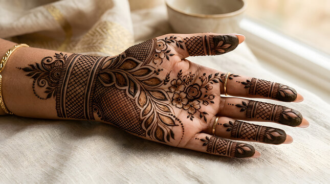 Luxury Jewelry Style Mehendi