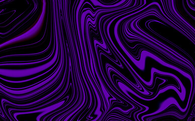 Fototapeta premium Vibrant purple and black swirling abstract background texture pattern