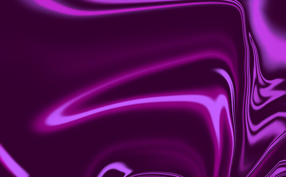 Vibrant purple liquid abstract background with smooth flowing curves and bright highlights