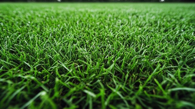A patch of vibrant green grass under a clear sky, symbolizing vitality and the foundation of healthy living