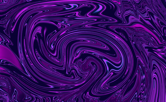 Vibrant purple swirling abstract background with marbled effect and dark tones
