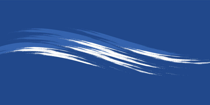Abstract Blue and White Grunge Background with Halftone Style. Brush Stroke Illustration for Banner, Poster or Sports.