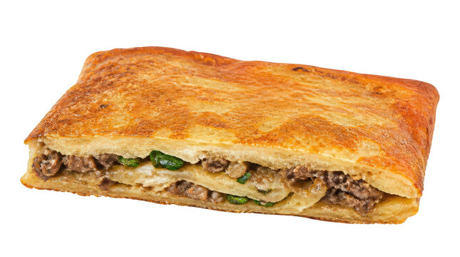Savory Murtabak Stuffed Flatbread with Minced Meat and Herbs