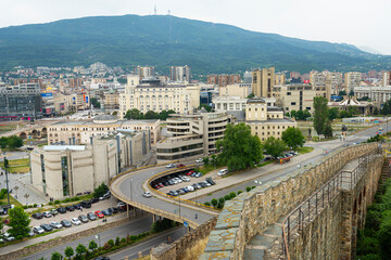 Obraz premium panorama of Skopje, North Macedonia