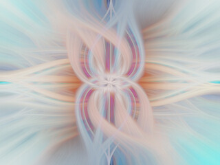 Fototapeta premium Abstract colors and blurred background texture. Fractal rendered background