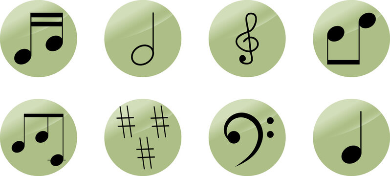 Icons of musical signs