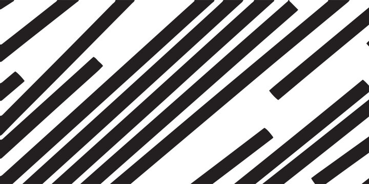 Black and white diagonal striped pattern background.