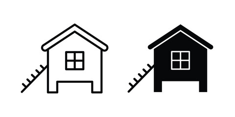 Chicken coop icon © nancy