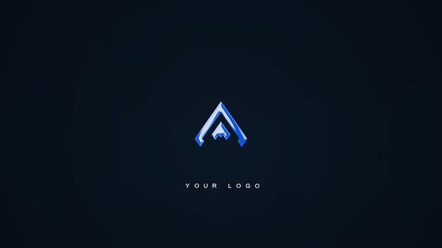 3d cinematic hyper energetic clean branding logo intro animation. 4k high fps, 3d render, 3d render of a logo stings 