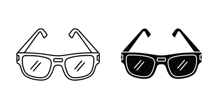 Two styles of eyeglasses shown side by side on a white background with clean lines