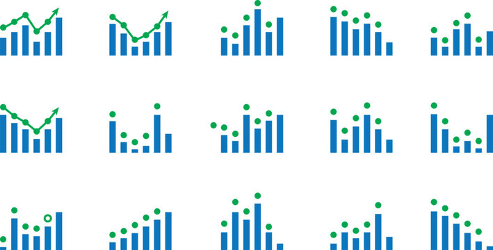 Network Connection and Technology Infrastructure Vector Icon Set