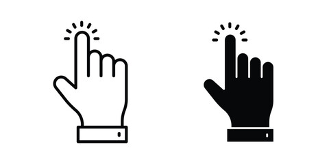 Fototapeta premium Hand click icon