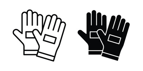 Obraz premium safety gloves icon