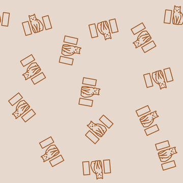 between preposition english vector line seamless pattern between preposition english sign illustration