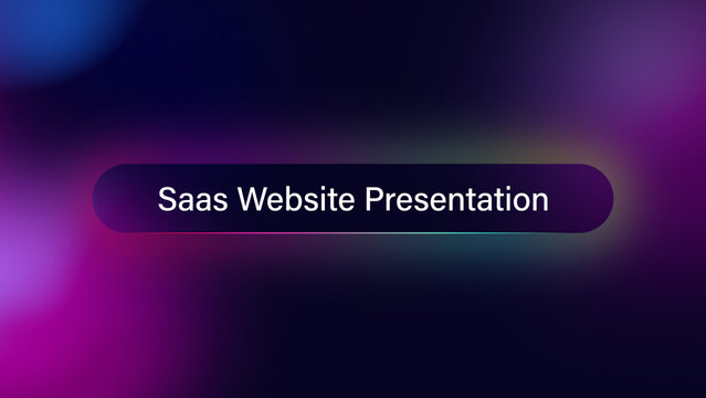 Animated SaaS Website Promo and App Presentation Template