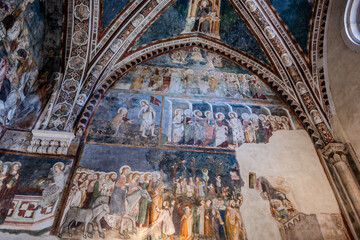 Fototapeta premium Subiaco. The Monastery of Saint Benedict, or Sanctuary of the Sacred Cave