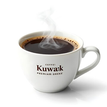 Kopi luwak premium brew in luxury ceramic cup