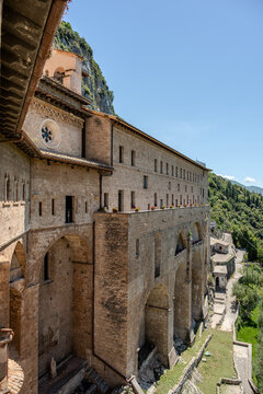 Subiaco. The Monastery of Saint Benedict, or Sanctuary of the Sacred Cave