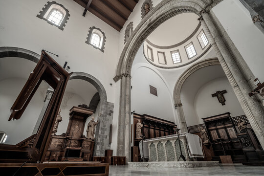Teano, Italy. The Cathedral of San Clemente. 0326V.2