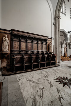 Teano, Italy. The Cathedral of San Clemente. 0326V.2