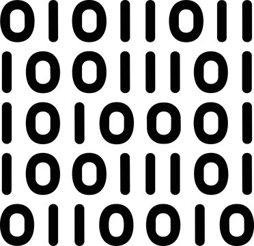 Abstract Binary Code Pattern - Digital Data Flow