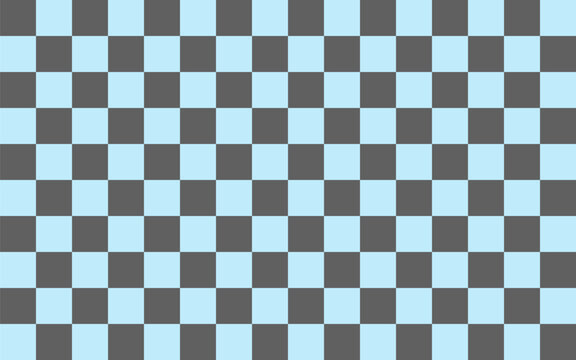 Blue Transparent Checkerboard Background Pattern