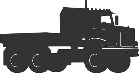Powerful Dump Truck on Earthmoving Project © OR-Designer