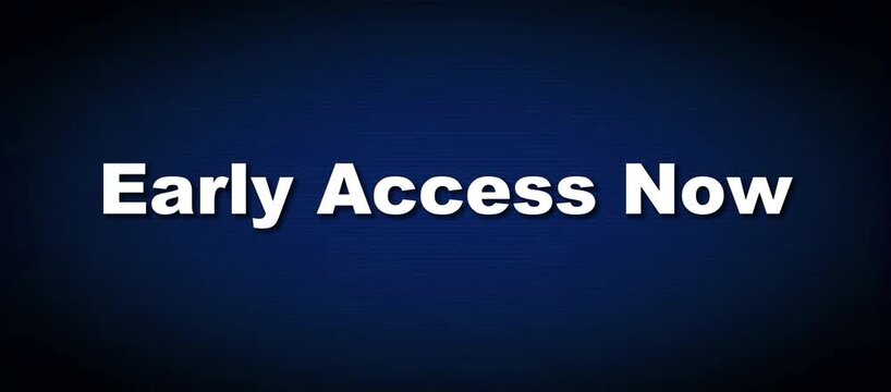 Premium Product Launch Early Access Now Exclusive Typography Video Loop