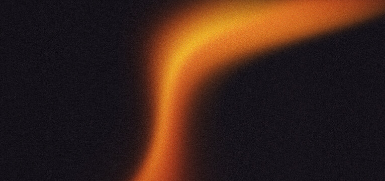 Dark grainy texture background, abstract red orange glowing gradient shape, noise black backdrop banner poster header design,copy space