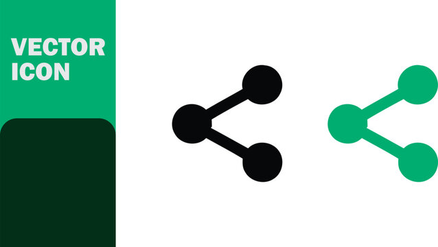share icon vector graphics for website or app