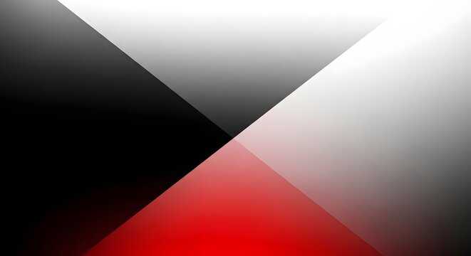 Geometric gradient background with black red and white colors