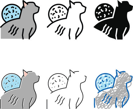 cat scratch disease color icon vector. cat scratch disease sign. isolated modern symbol