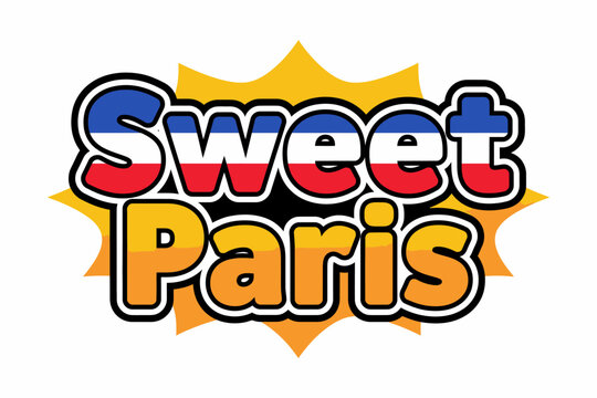 Colorful Sweet Paris Logo Design Style