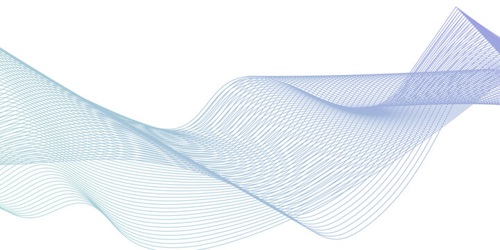 Minimal frequency blue gradient flowing blend line technology business wavy background. paper waves flow background. vector isometric grid smooth line. digital web thin music soundwave web template.