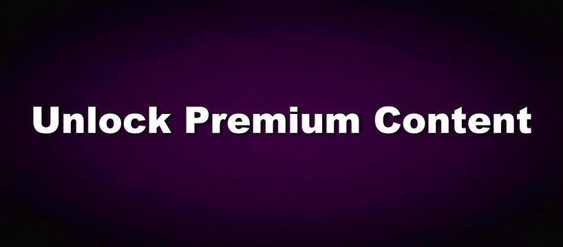 Subscription Paywall Unlock Premium Content Call to Action Typography Loop
